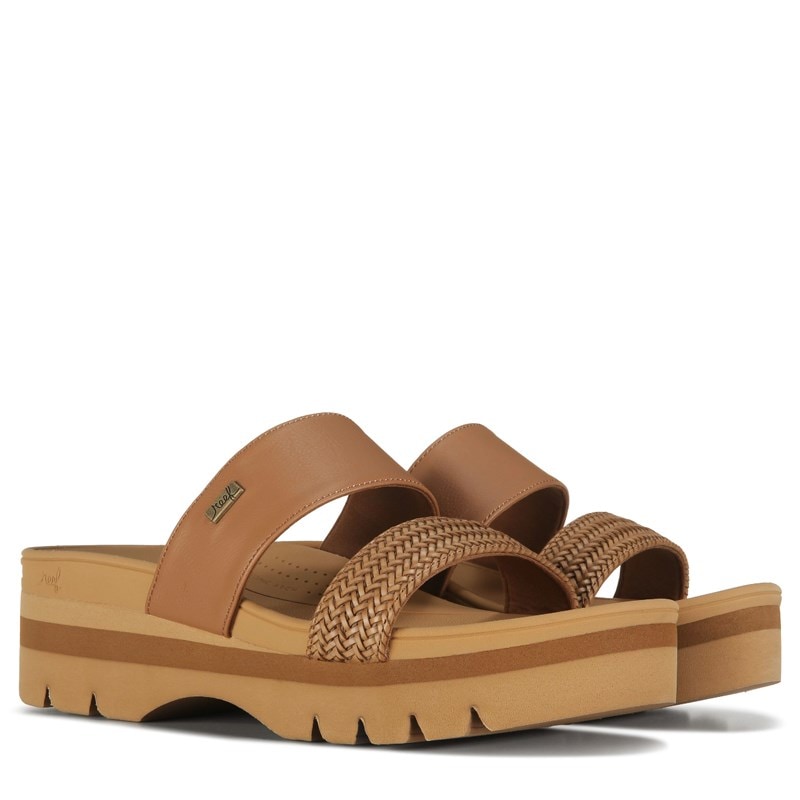 Reef Women's Banded Horizon 2.5 Slide Sandals (Natural Braid) - Size 9.0 M