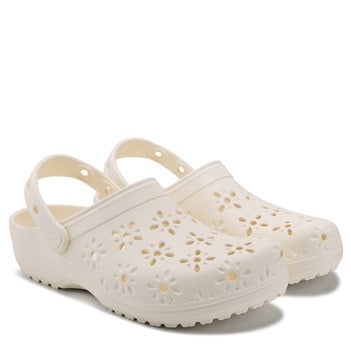 Classic Floral Cut Out Clog