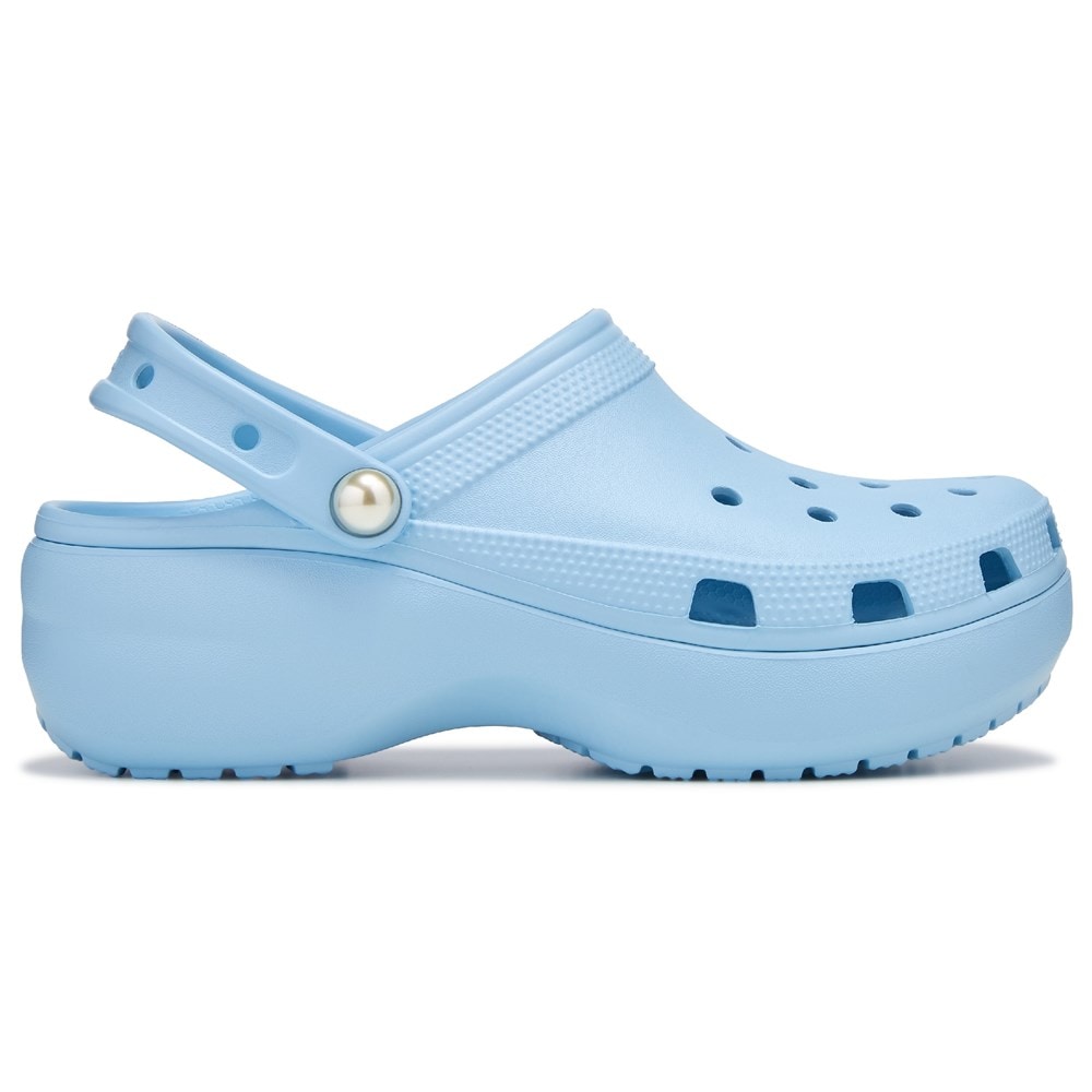 ★CROCS★ Classic Platform Clogs Women's Bone 2067502Y2 2067 Crocs™ Women's Bone Classic Platform Clog, Nursing Clogs
