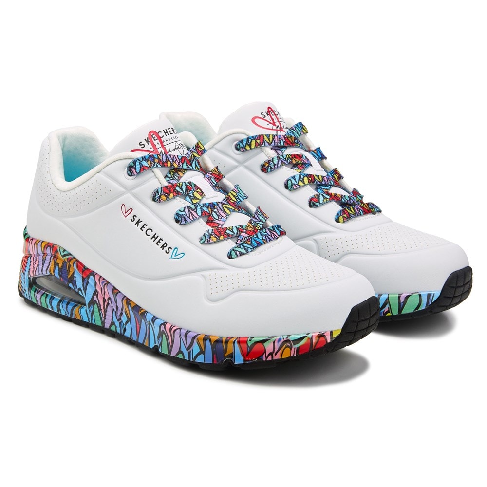 ヴィギナー　クラウン Skechers Women's JGoldcrown Street Uno Sneaker | Famous Footwear