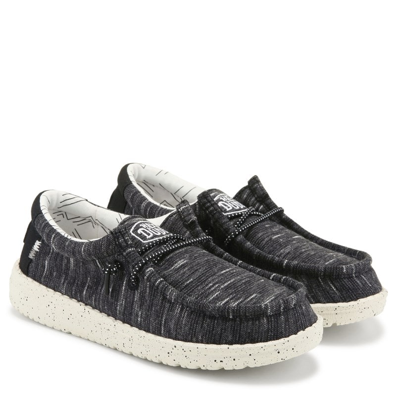 Heydude Kids' Wally Slip On Shoe Little/Big Kid Shoes (Black) - Size 13.0 M