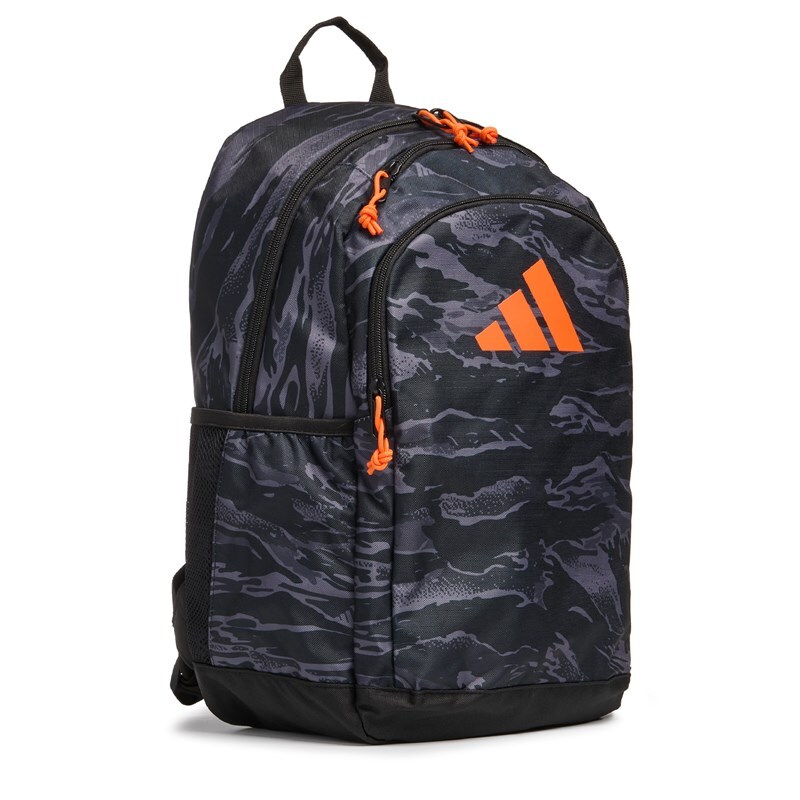 Adidas Affiliate Backpack Shoes (Essential Camo Black/Orange) - Size 0.0 OT