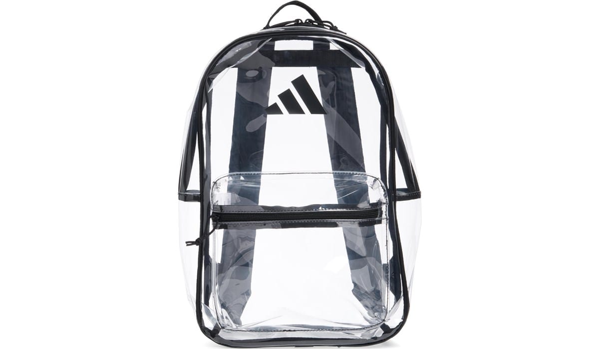adidas clear backpack white See-Through Transparent Stadium Bag : Sports & Outdoors The premium clear TPU material is PVC adidas Clear Backpack - White