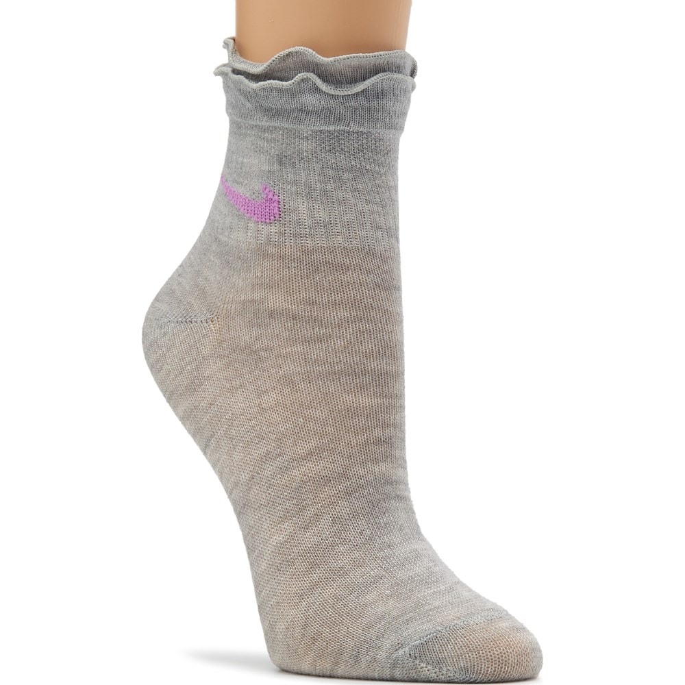 Kids' 6 Pack Youth X-Small Ruffle Ankle Socks