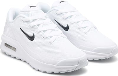 white nike air max trainers