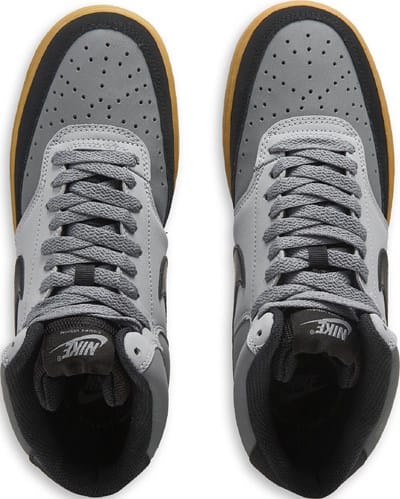New Nike Men’s Gray, White & Black Mid-Top Sneakers with Gum Sole Size:11.5 Men main image 4