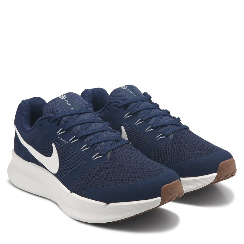 Nike Men's Run Swift 3 Running Shoes (Navy/Off White/Gum) - Size 11.5 M