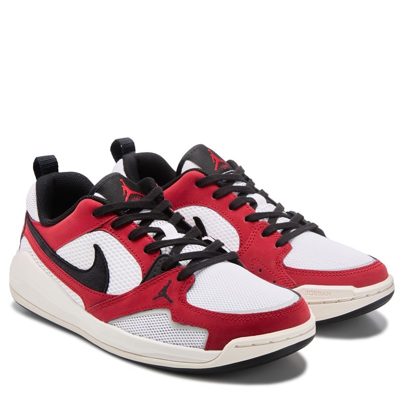 Jordan Kids' Cmft Era Low Top Sneaker Big Kid Shoes (White/Red/Black) - Size 4.5 M