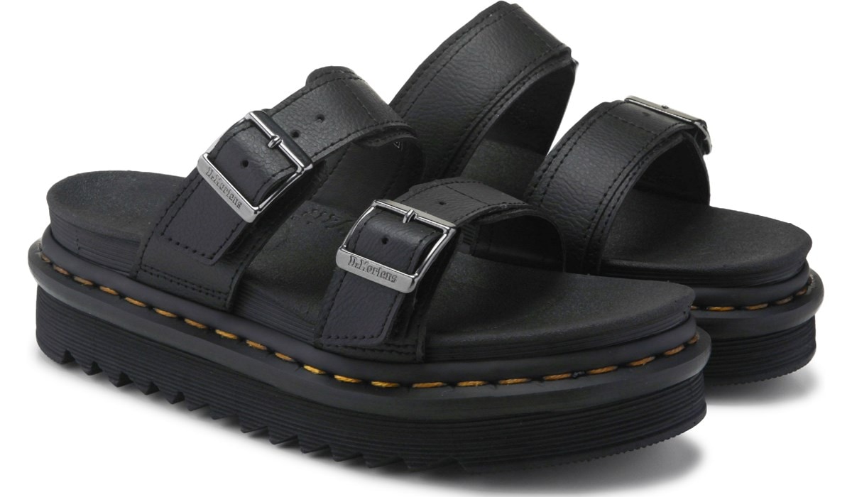 Dr. Martens Women's Myles Platform Slide Sandal, Sandals, Famous Footwear