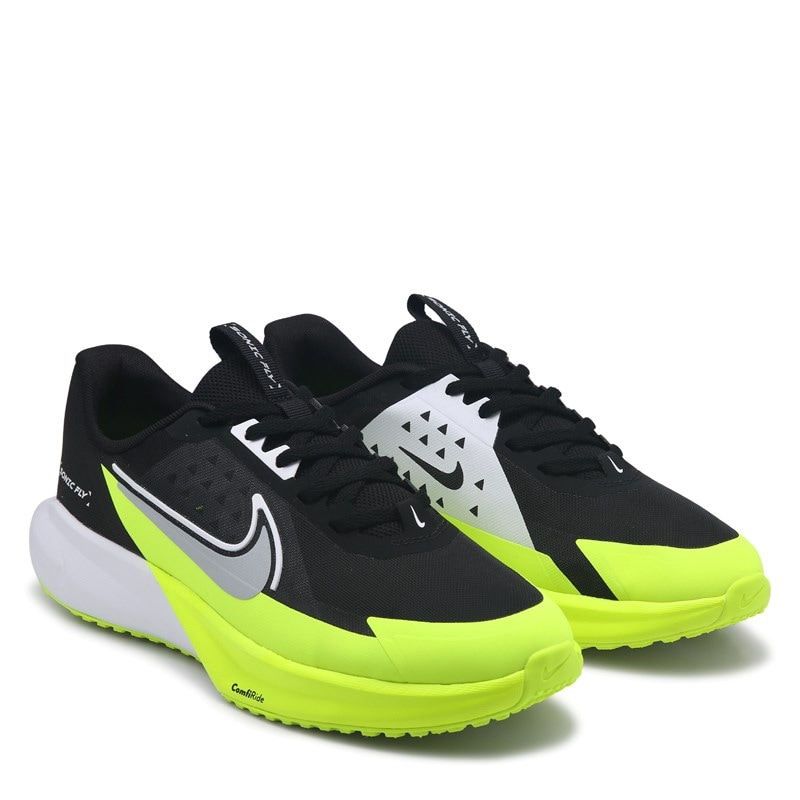 Nike Kids' Sonic Fly Running Shoe Big Kid Shoes (Black/Volt) - Size 6.5 M
