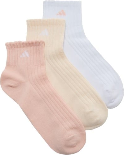 adidas gazelle silver green womens Adidas Worldwide Quarter Crew Socks 3-Pack – DTLR main image 1