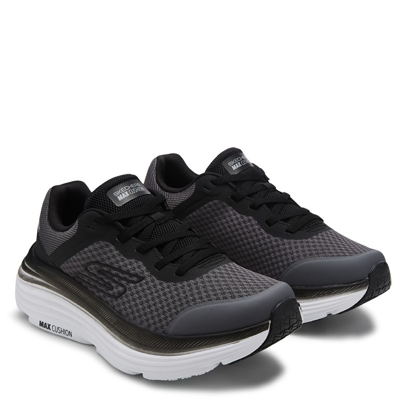 Skechers Men's Max Cushioning Endeavour Running Shoes (Grey/Black) - Size 8.0 2W