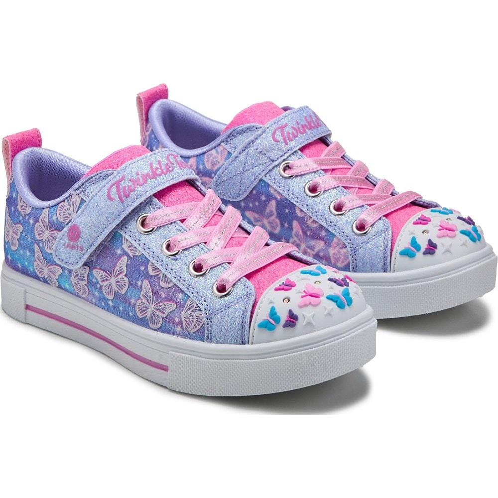 Skechers Kids' Twinkle Sparks Ombre Flutter Sneaker Little