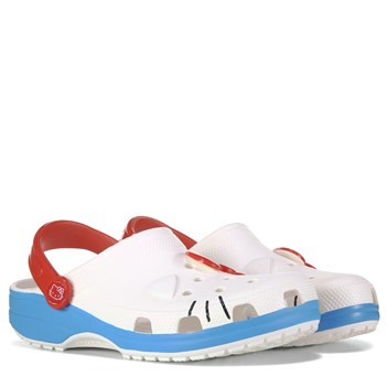 White crocs deals famous footwear