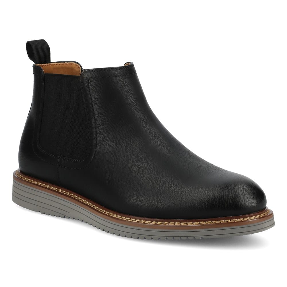 Vance CO Men\'s‎ Black Suede Chelsea Boots Size 9W Vance Co. Mens Marshall Wide Width Tru Comfort Foam Pull-on  main image 4