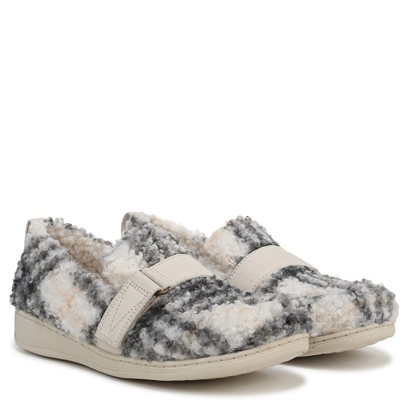 Vionic Women's Imogen Slipper Shoes (Cream Multi Faux Shearling) - Size 9.0 M