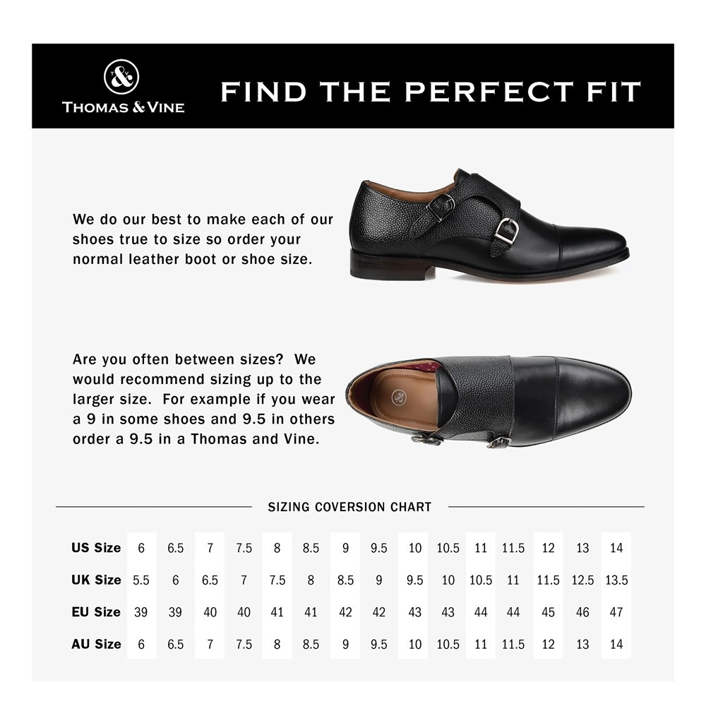 Thomas & Vine Men's Calvin Double Monk Strap Shoe | Famous Thomas & Vine Men's Calvin Double Monk Strap Shoe | Famous