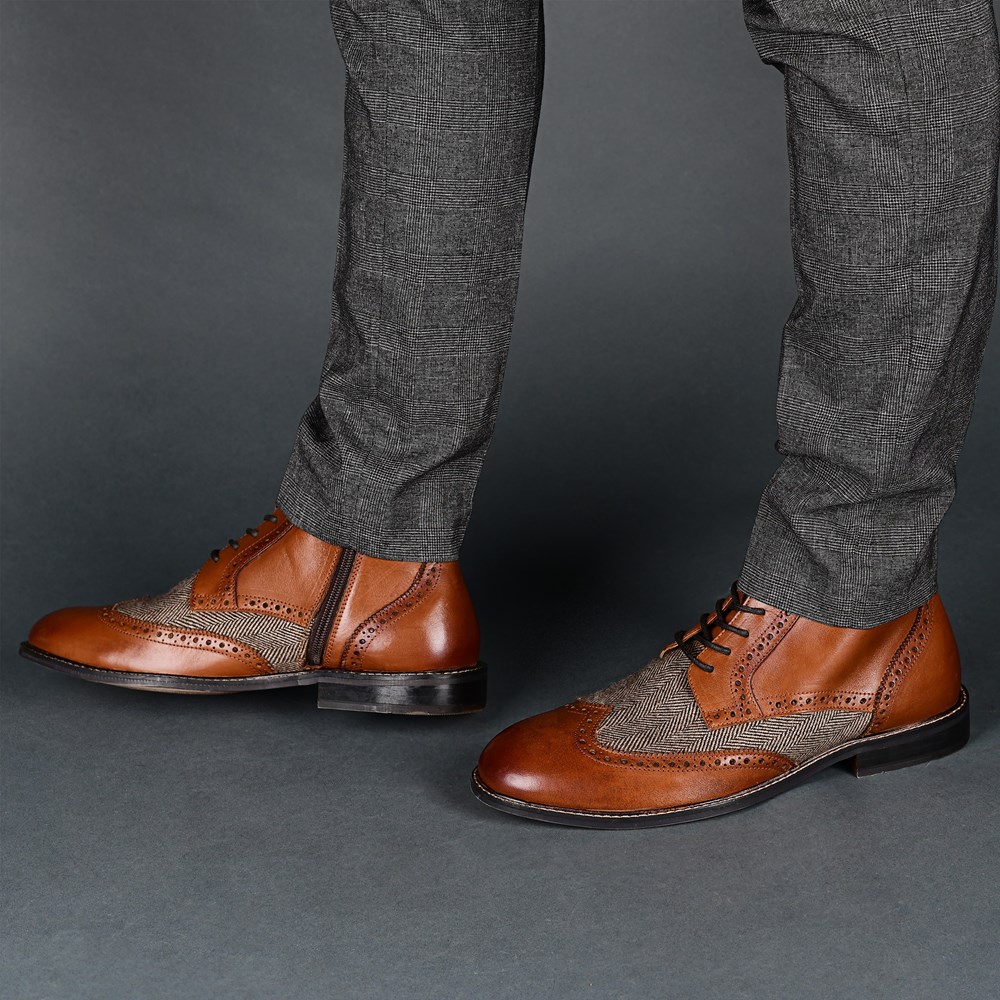 Thomas Vine Men s Jarett Wing Tip Boot Famous Footwear