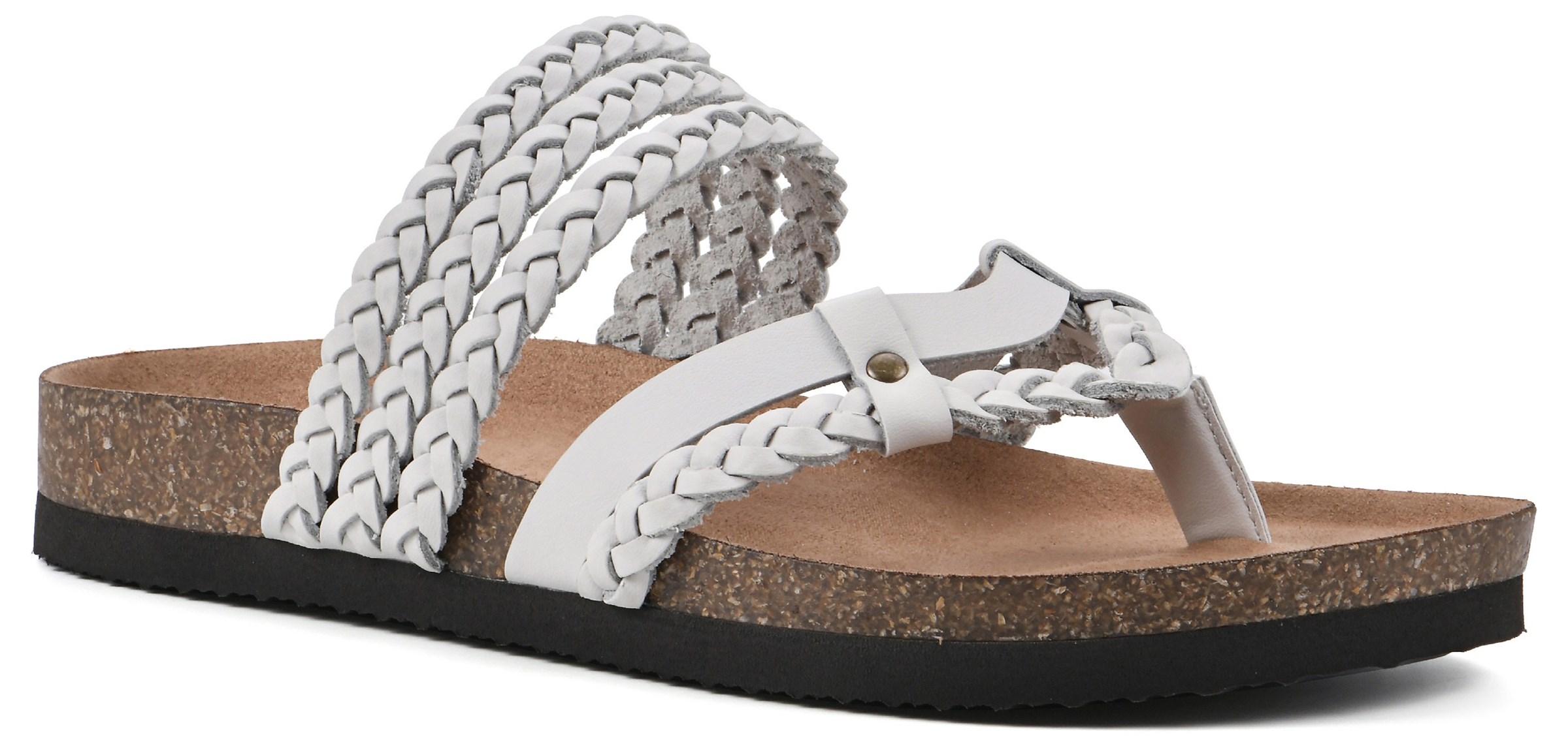 Famous footwear white mountain sandals clearance