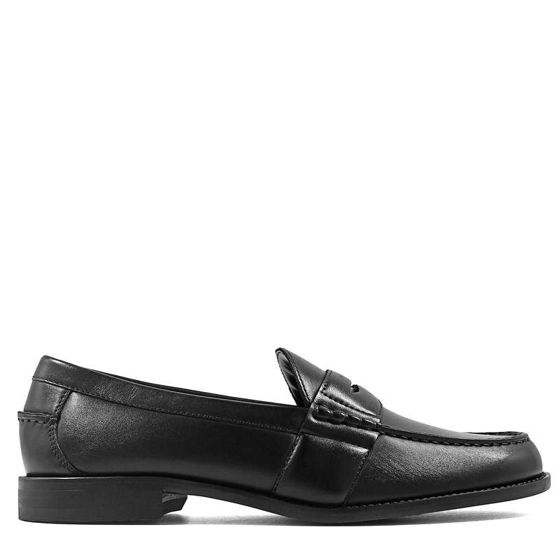Nunn Bush Men's Noah Moc Toe Penny Loafers (Black Leather) - Size 10.0 M