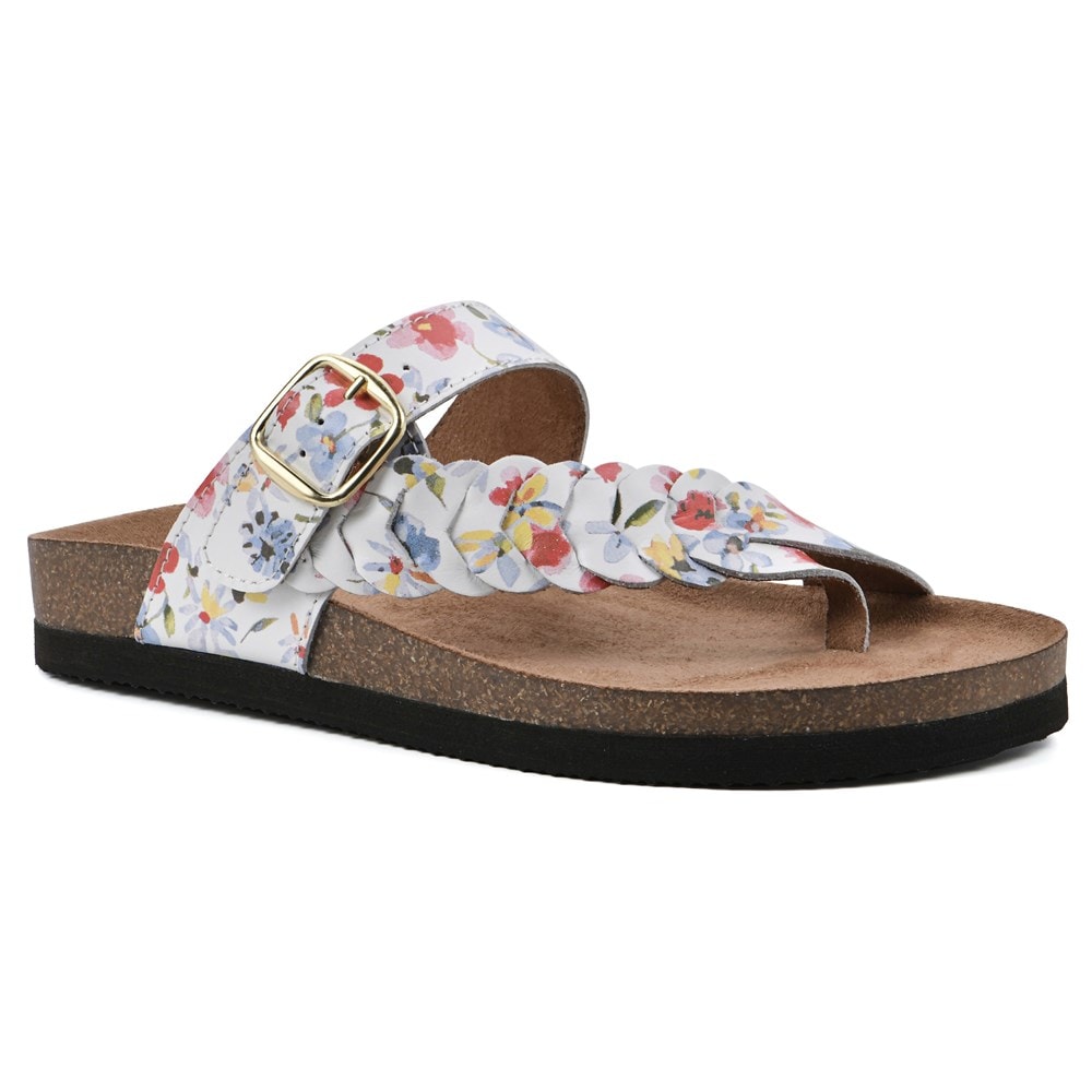 White Mountain Women s Happier Footbed Sandal Famous Footwear