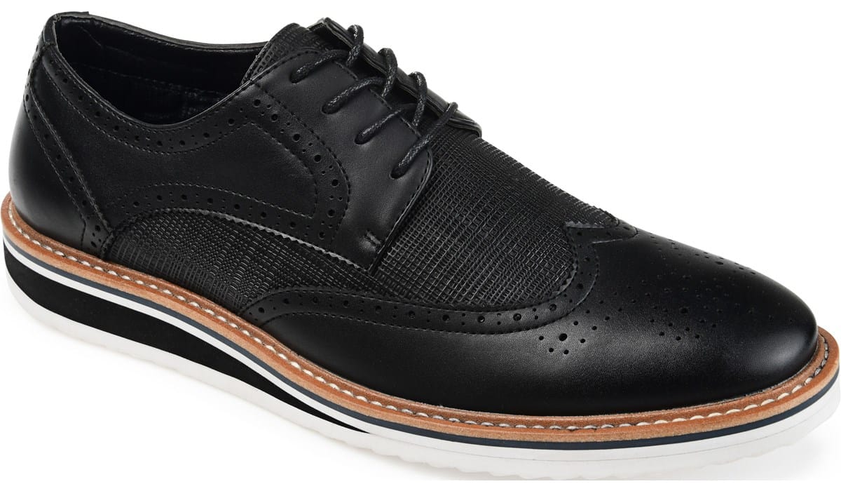 Vance Co. Men's Warrick Wing Tip Oxford 