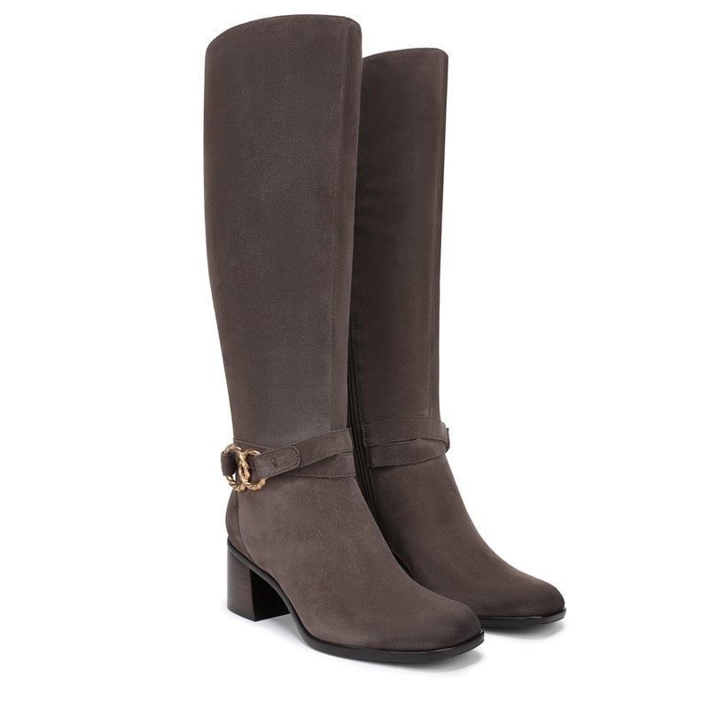 Naturalizer Women's Isabeau Knee High Boots (Taupe Grey Suede) - Size 10.5 M