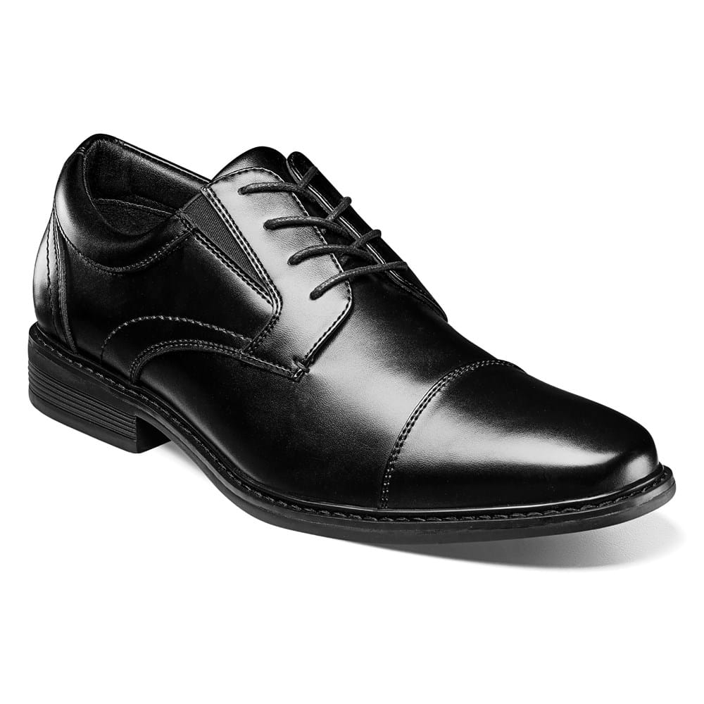 Nunn Bush Cap Toe Oxford‎ Mens Black Lace Up Dress Shoes Size 11.5 Nunn Bush Dress Shoes Mens 10.5M Black Leather Oxford Lace  main image 4