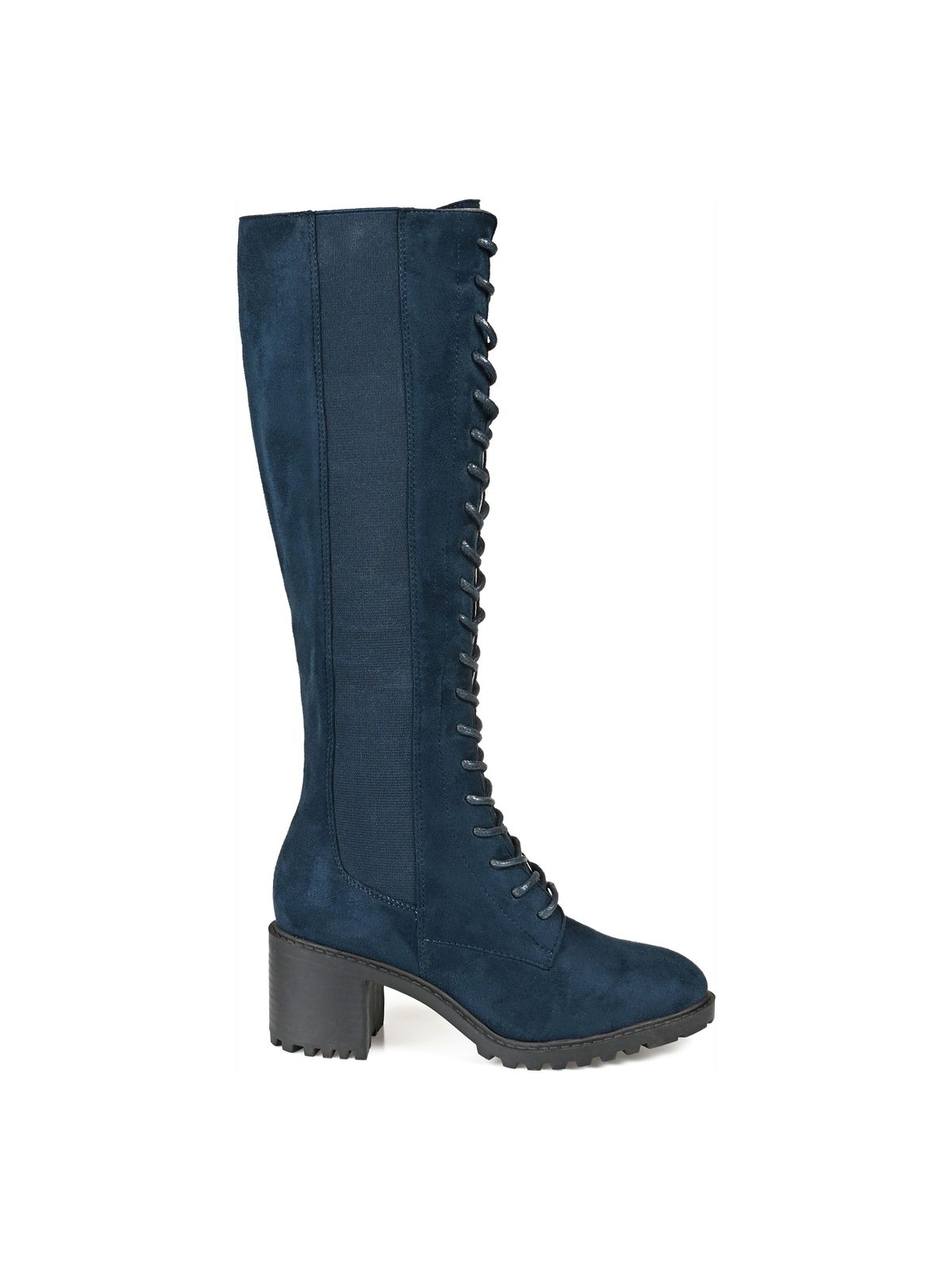 womens wide calf navy boots