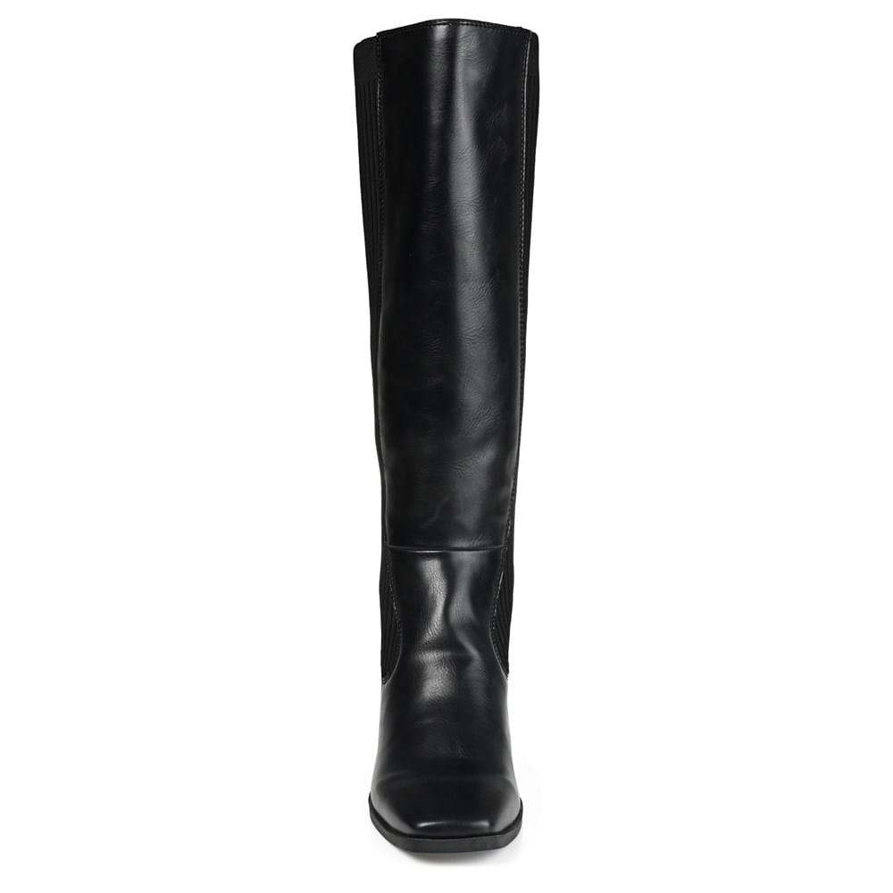 Winny Wide Calf Block Heel Tall Boot 