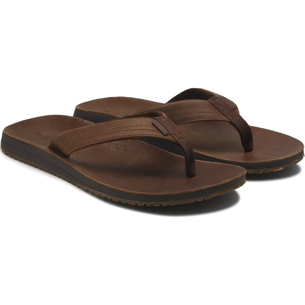 REEF Men's Leather Nox Flip Flop Sandal | Famous Footwear