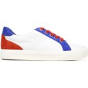 White/Red/Blue Leather