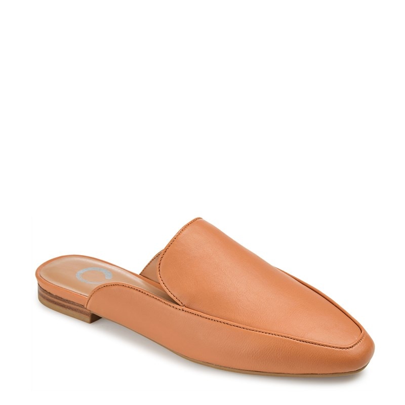 Journee Women's Akza Mule Shoes (Cognac) - Size 8.0 M