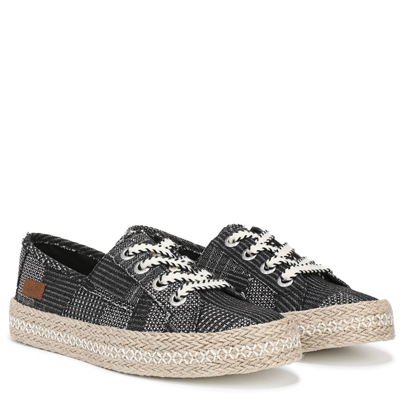 Blowfish Malibu Women's Buenos Espadrille Sneakers (Black Woven Fabric) - Size 8.0 M