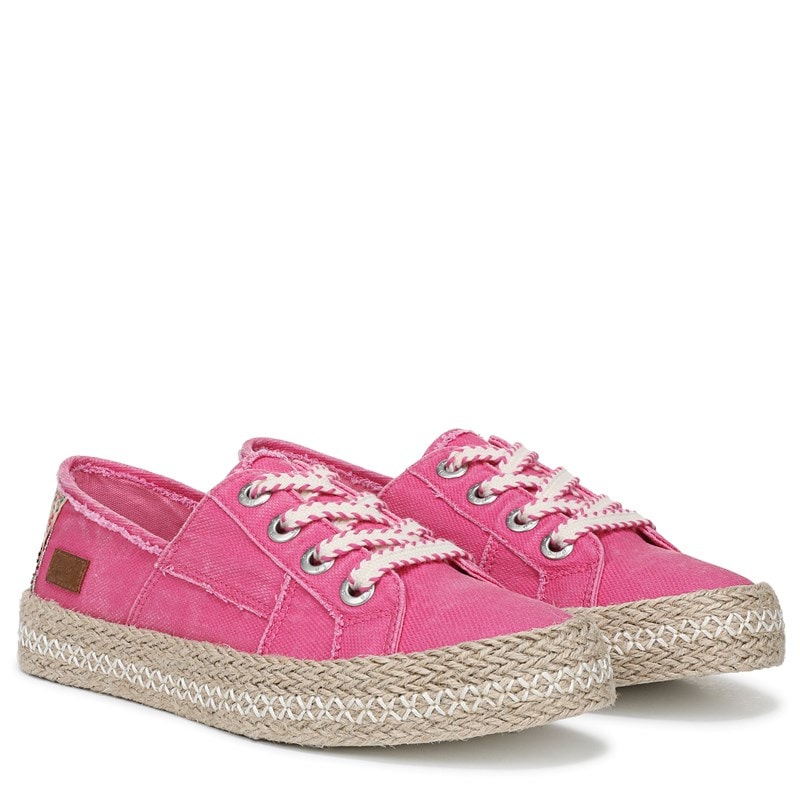 Blowfish Malibu Women's Buenos Espadrille Sneakers (Pink Glow Canvas) - Size 7.5 M