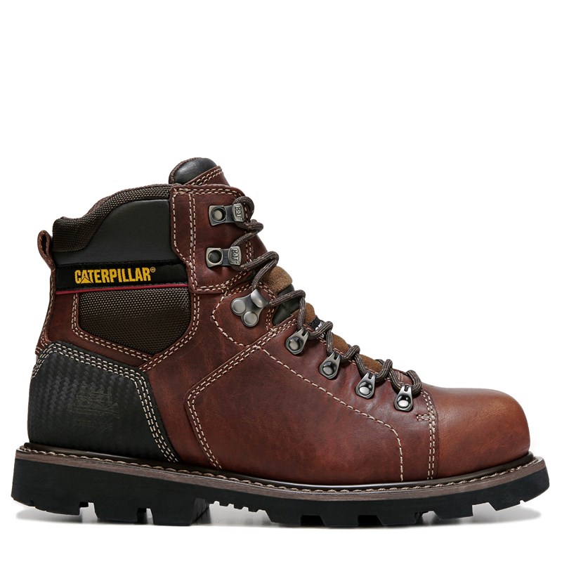 Caterpillar Men's Alaska 2.0 Steel Toe Slip Resistant Work Boots (Brown Leather) - Size 14.0 M