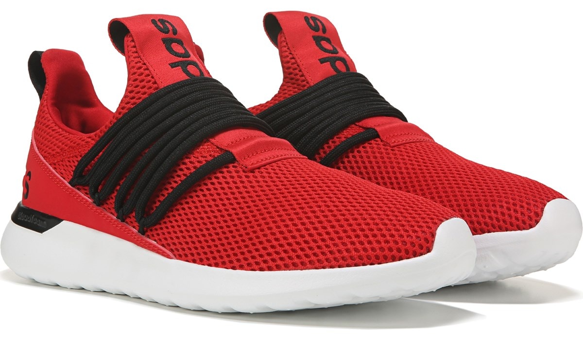 adidas red slip on shoes