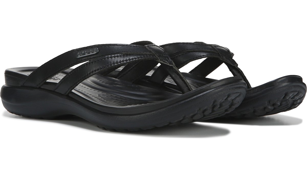 women's capri strappy flip flop sandal