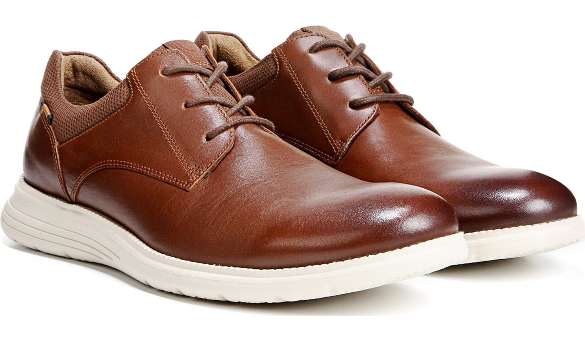 Dr. Scholl's Traveler Men's Leather Oxford Shoes, Size: 12, Brown