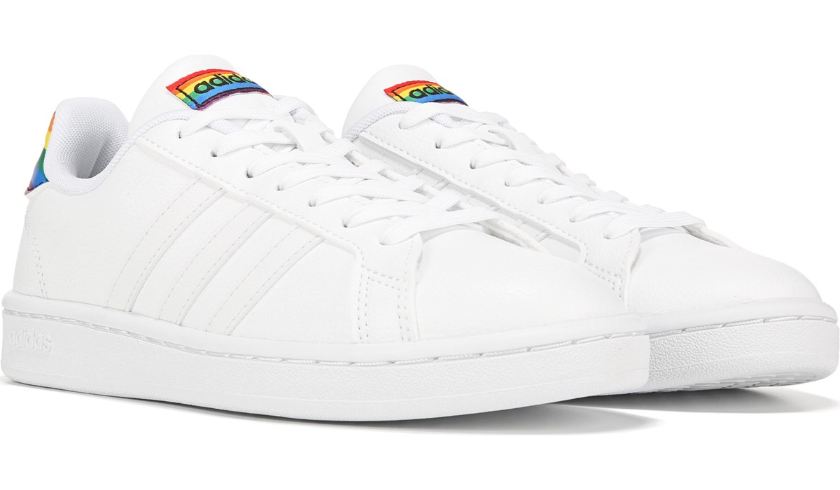 famous footwear white adidas