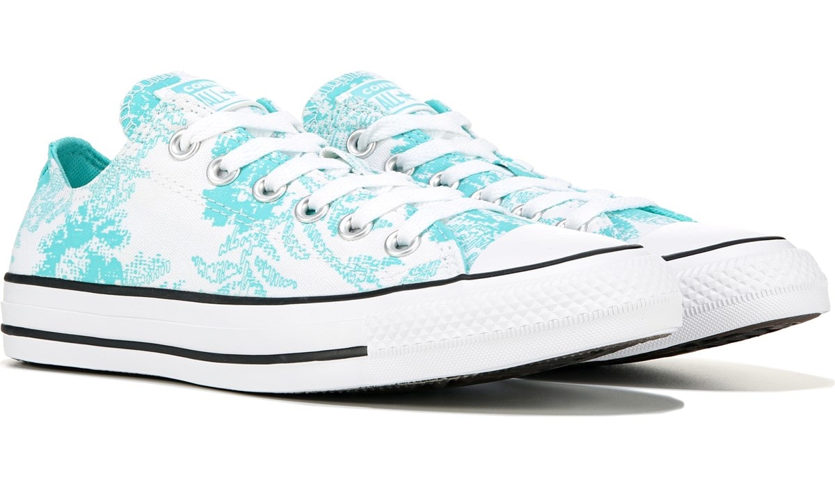 Converse Women's Taylor All Star Top Blue, Sneakers and Athletic Shoes, Famous