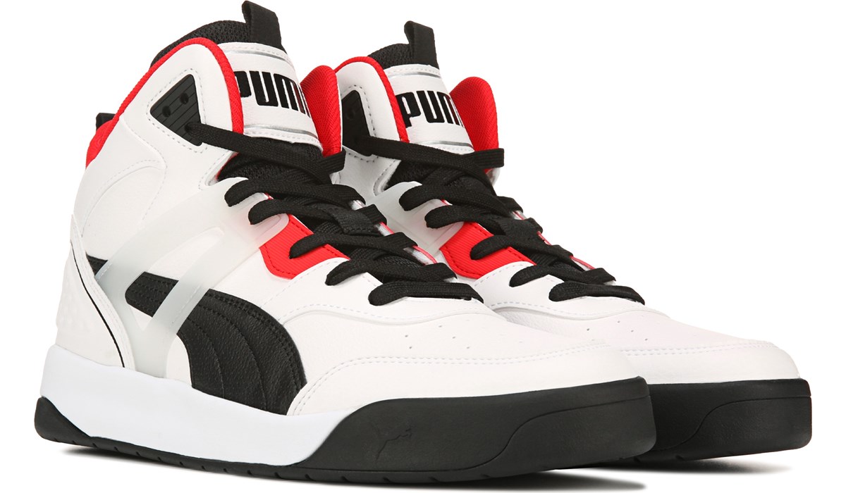 PUMA Men's Backcourt High Top Sneaker White, Sneakers and Athletic ...