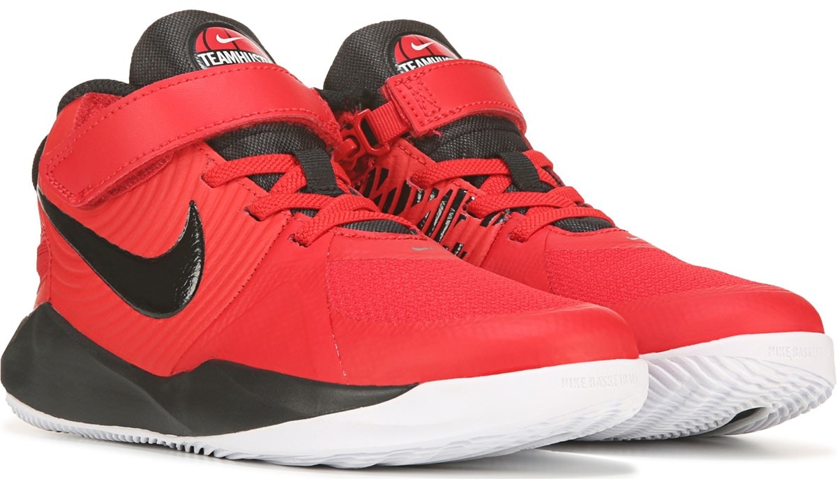 kids red nike sneakers