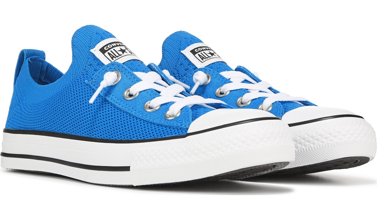 converse shoreline knit blue