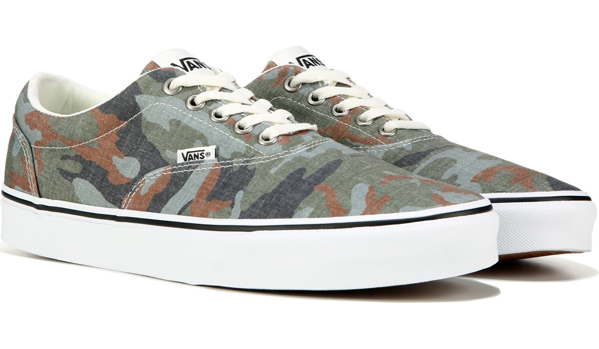 low top vans camo