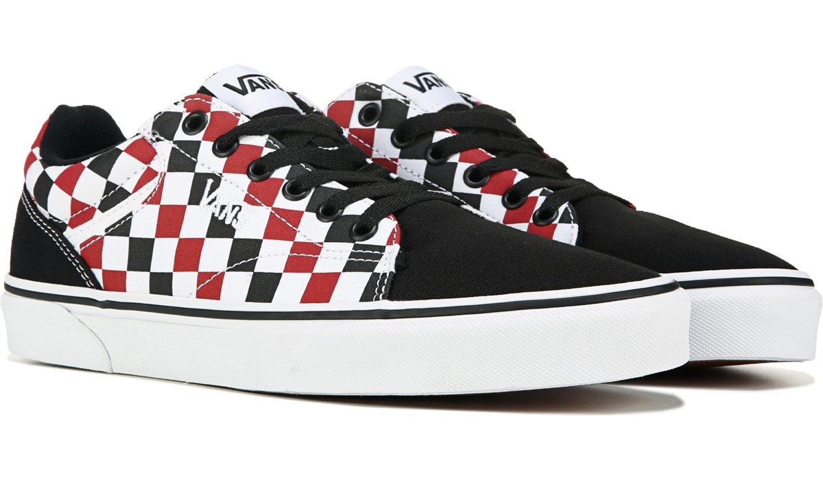 red checkered vans famous footwear