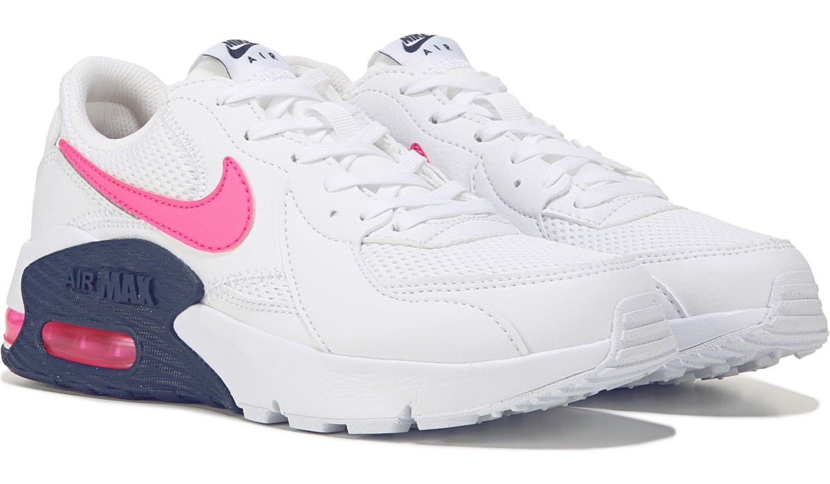 navy blue and pink air max