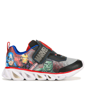 Disney Big Hero 6 Boy's Black/White/Red Sneaker Shoes Light Up Size 9 