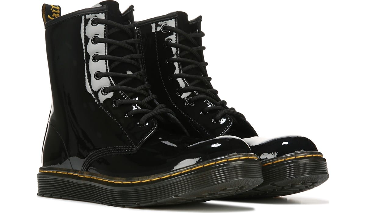 Dr. Martens Kids' Zavala Combat Lace Up Boot Big Kid | Famous Footwear
