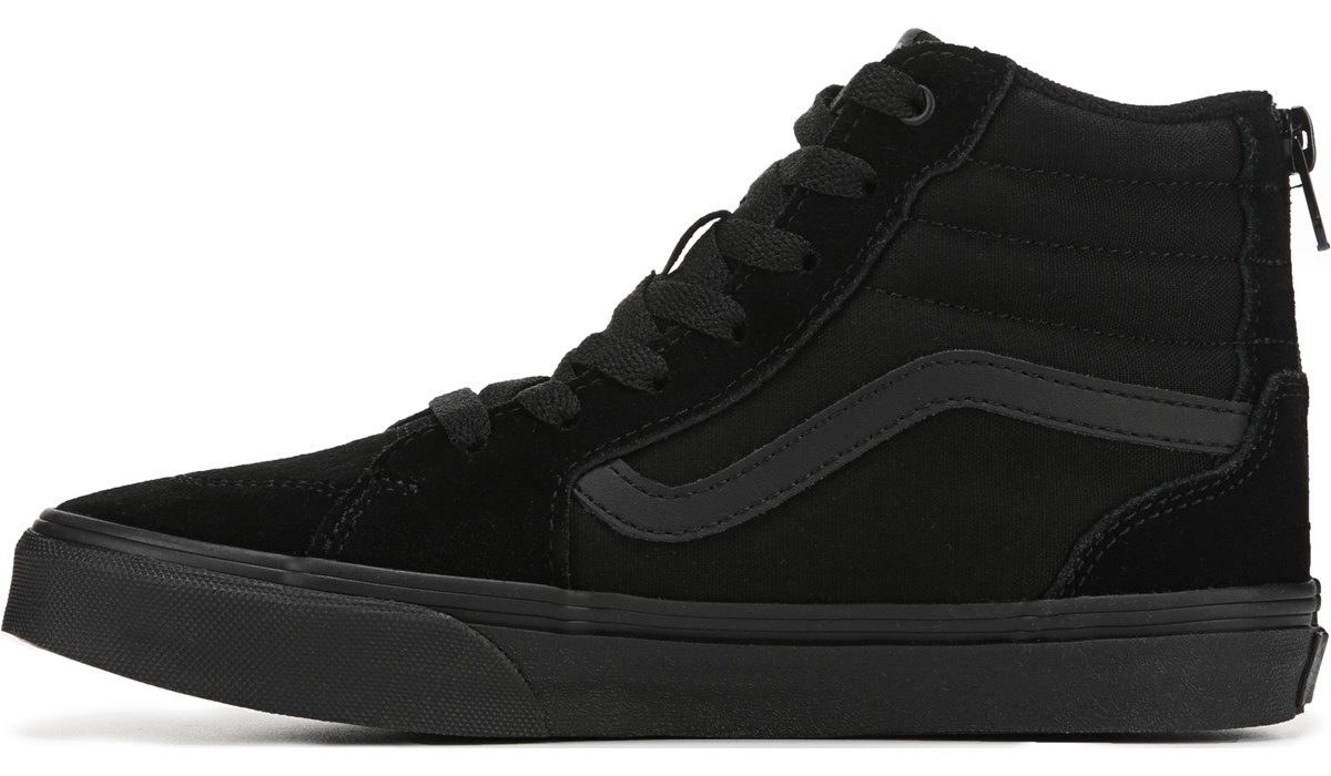 vans high tops with zipper